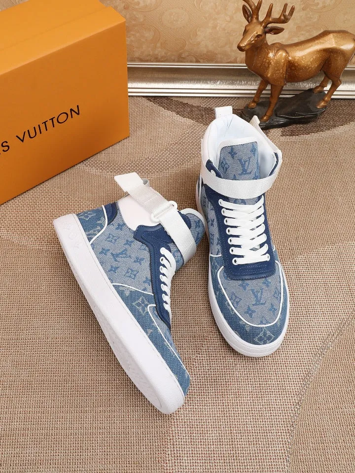 PT - LUV High Top Blue Sneaker