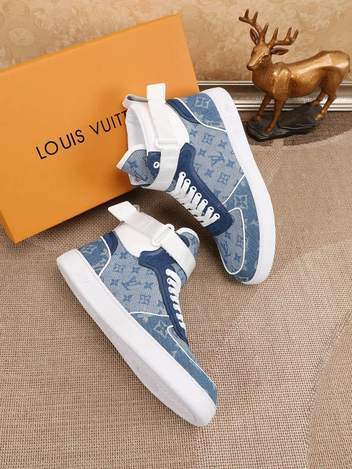 PT - LUV High Top Blue Sneaker