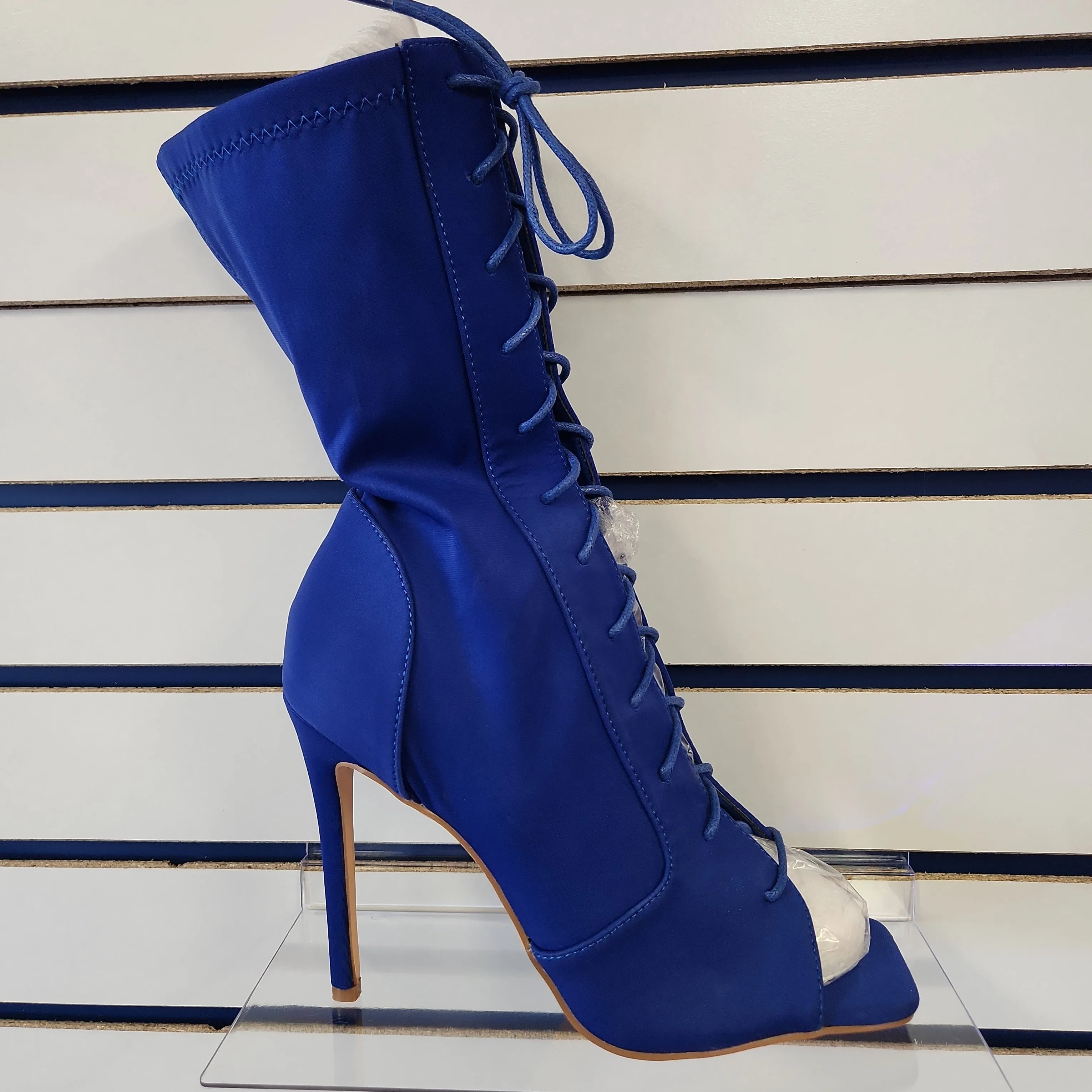 Royal Blue Lace up Bootie