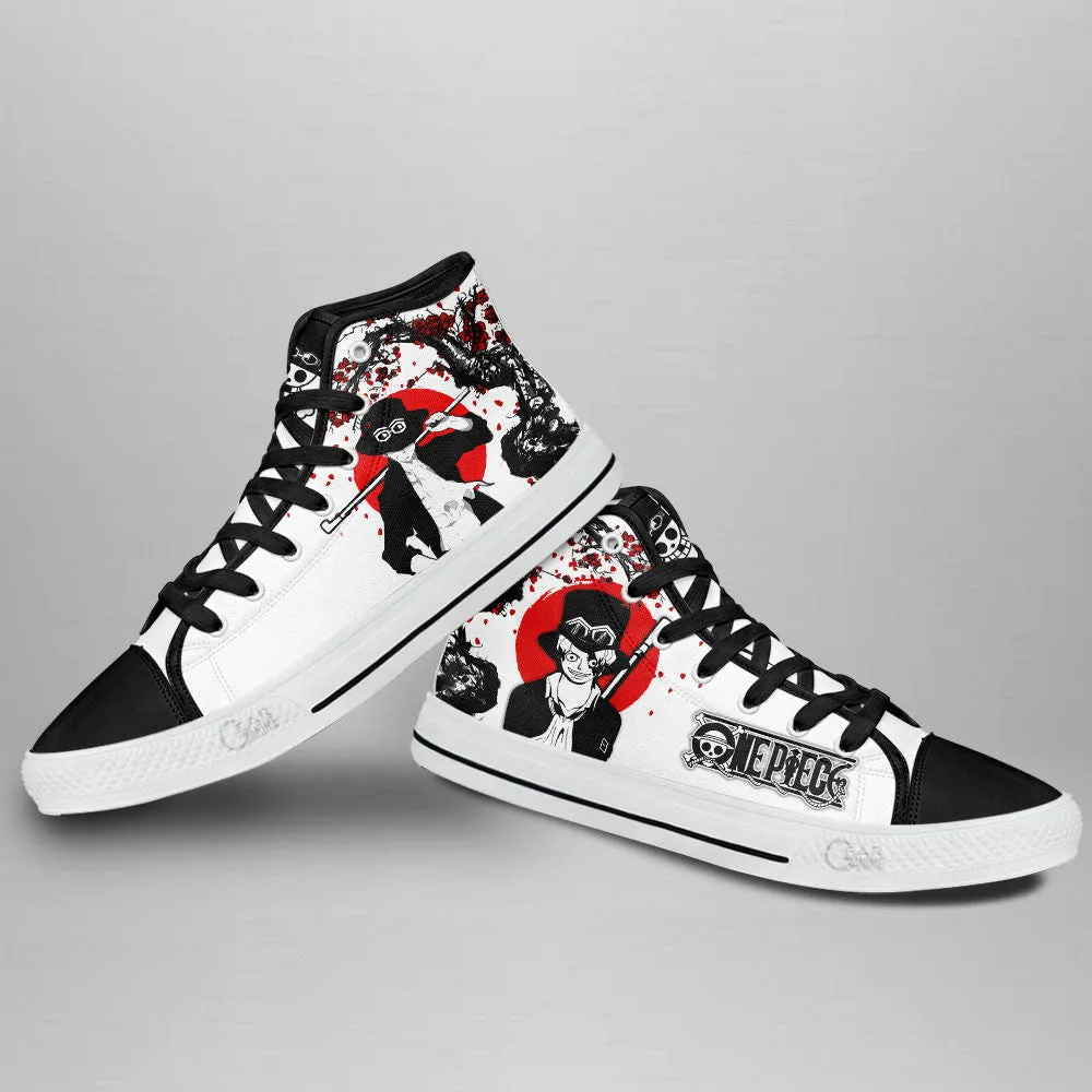 Sabo High Top Shoes Custom Anime OP Sneakers Japan Style