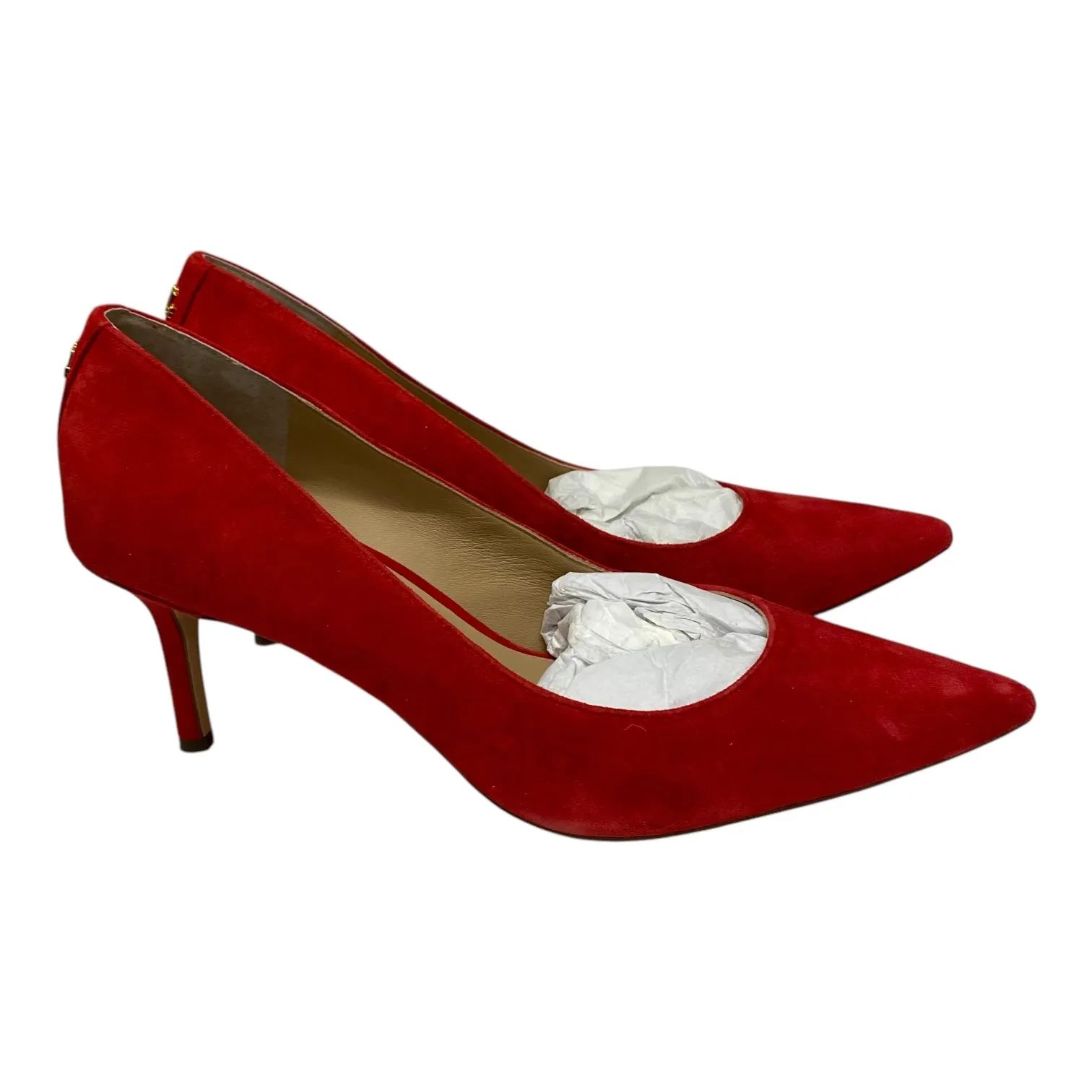 Shoes Heels Stiletto By Ralph Lauren In Red, Size:8.5