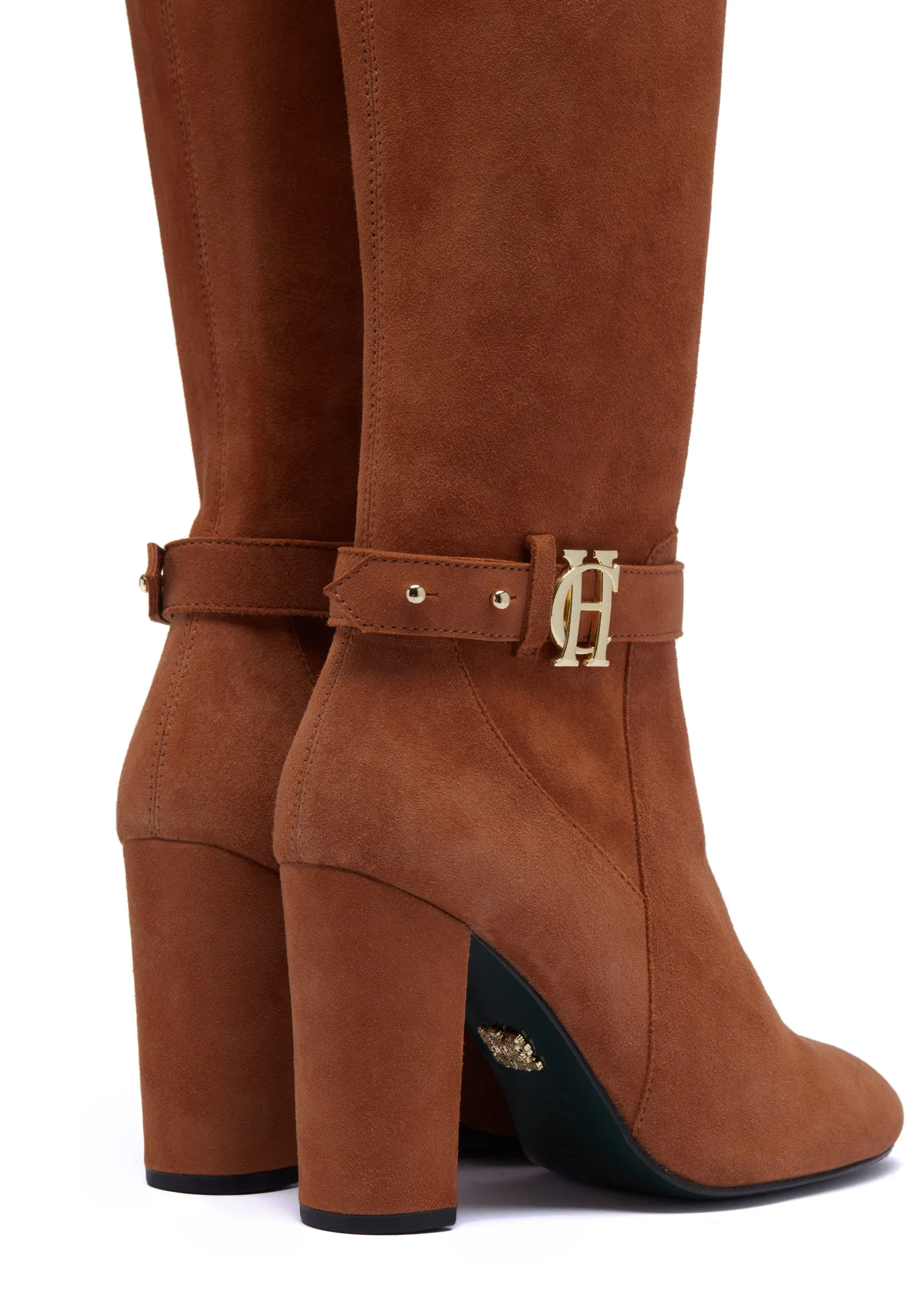 Sloane Over The Knee Boot (Tan)