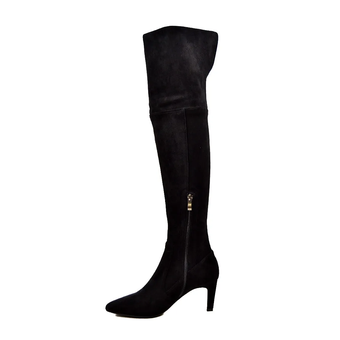 Stella Suede Over-The-Knee High Heel Boots - Stylish and Comfortable