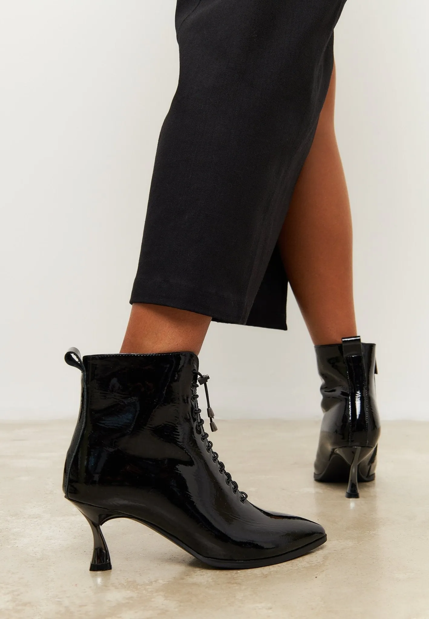 Stiletto Classic Ankle Boots - Black