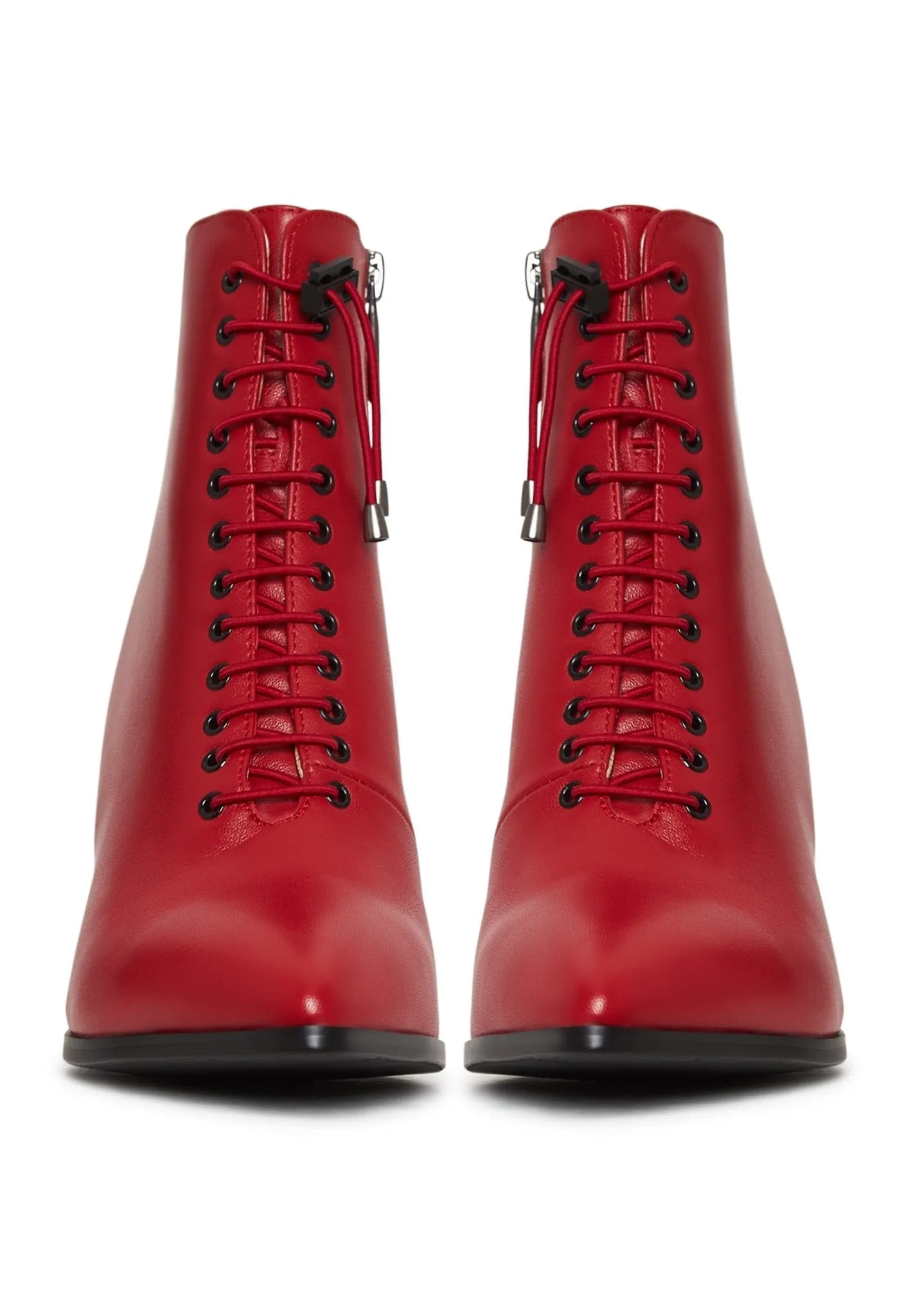 Stiletto Classic Ankle Boots - Red