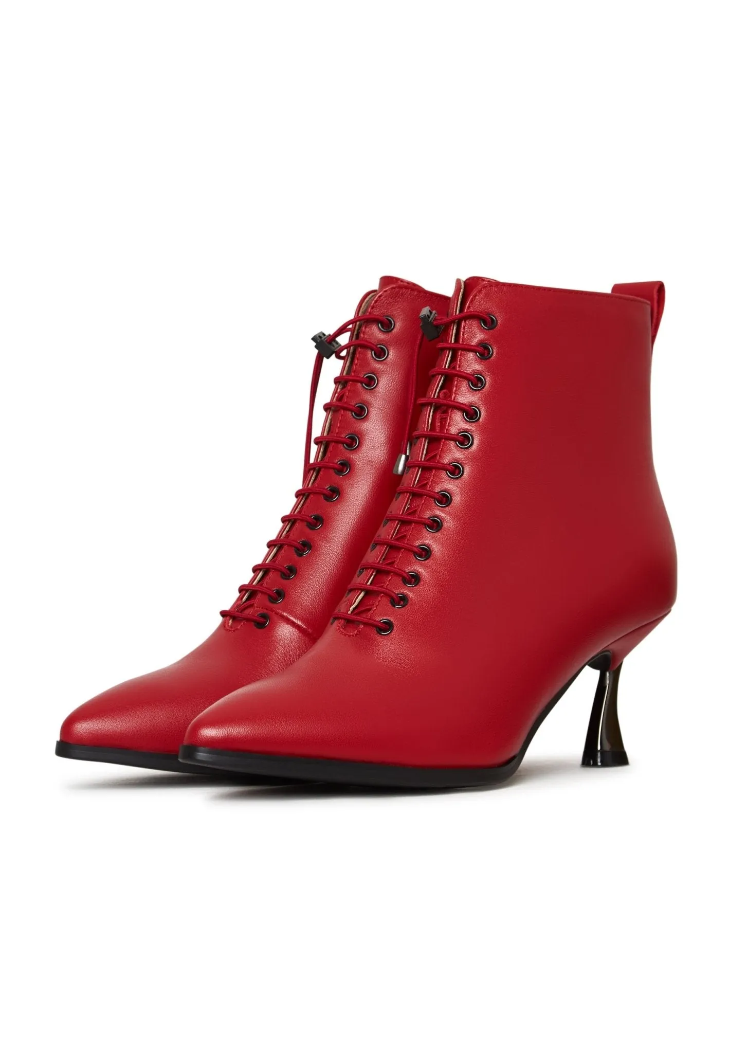 Stiletto Classic Ankle Boots - Red