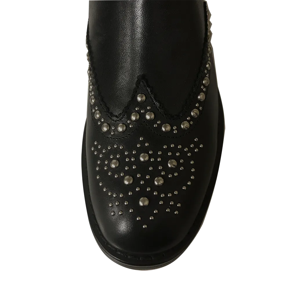 Studded Combat Boots - Final Sale