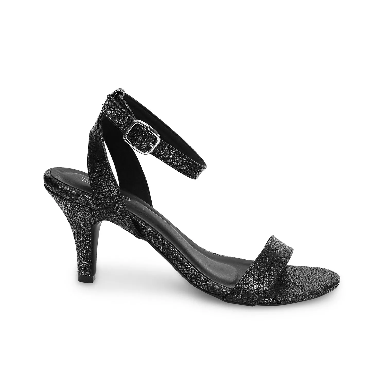 Tao Paris Flo 10010-03 Solid Black Sandals