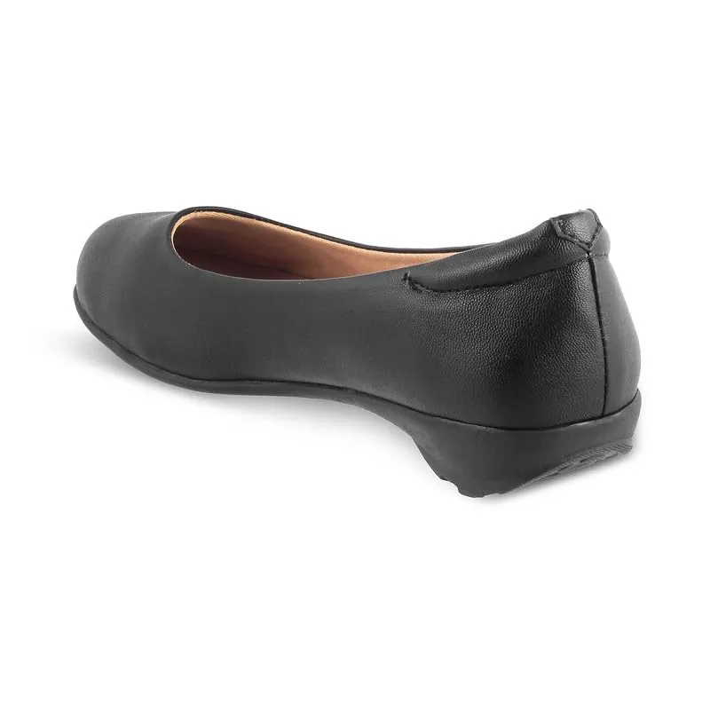 tresmode 239-CHARLOT BLACK WOMEN FLAT BALLERINA EU/40 UK/7