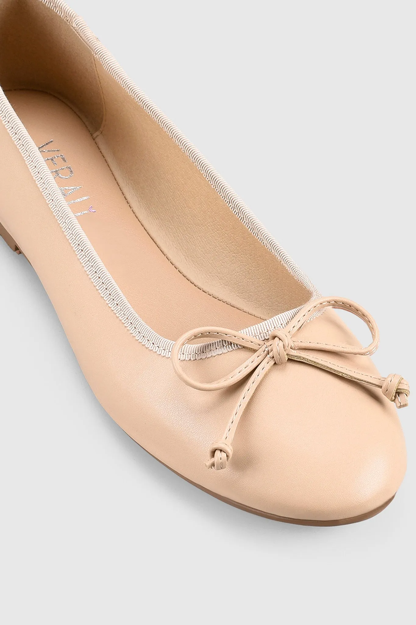 VERALi Ballerina Ballet Flats Nude Smooth