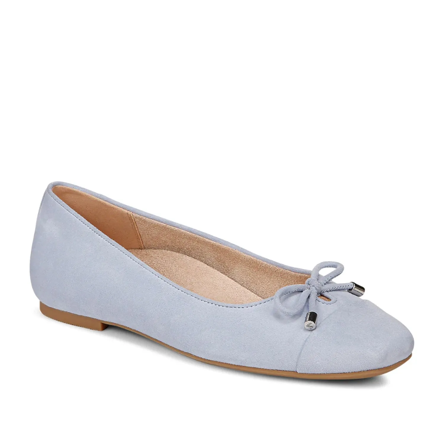 Vionic Women's Klara Ballet Flat in Skyway Blue