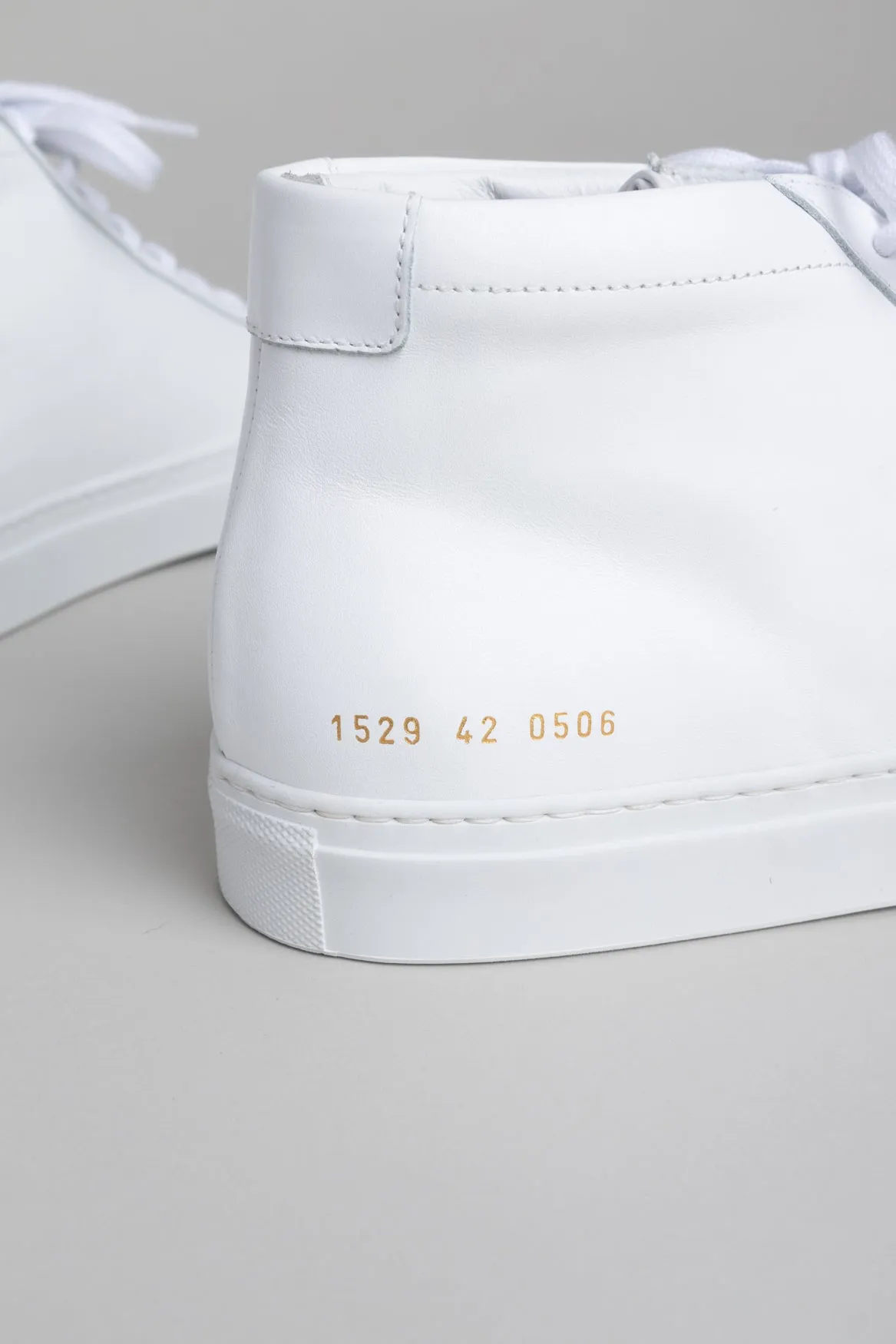 White Achilles High-Top Sneakers